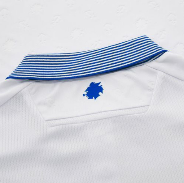 UC Sampdoria 23/24 Away White Soccer Jersey Shirt - Click Image to Close